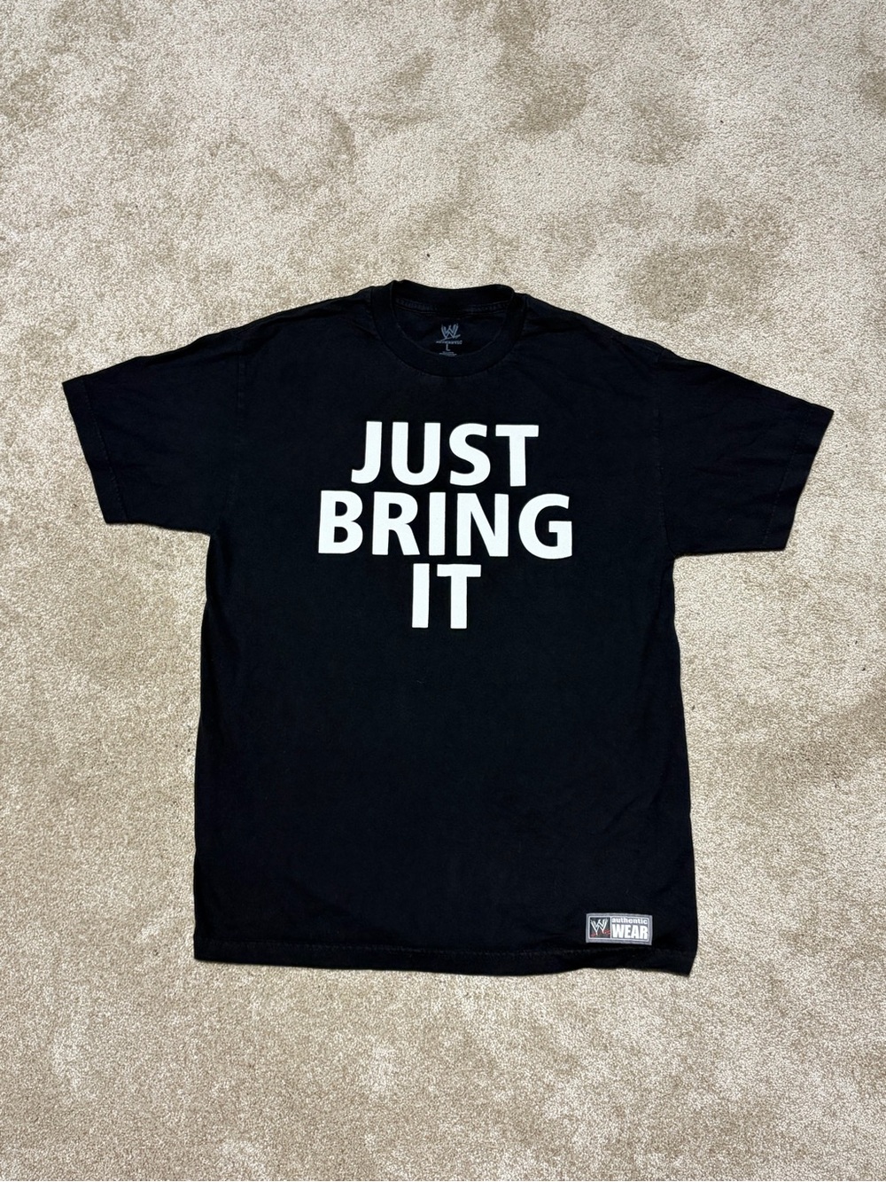 WWE The Rock “JUST BRING IT” Short Sleeve Graphic Tee